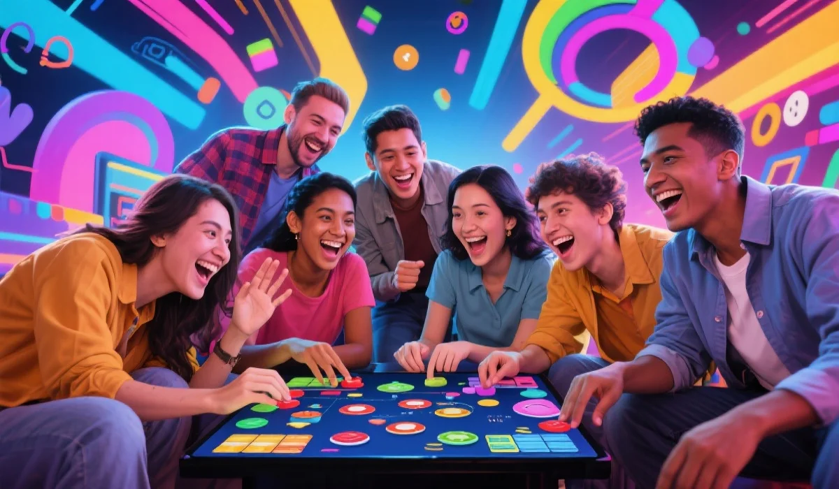 一群玩家在星欧娱乐平台上享受创新游戏体验